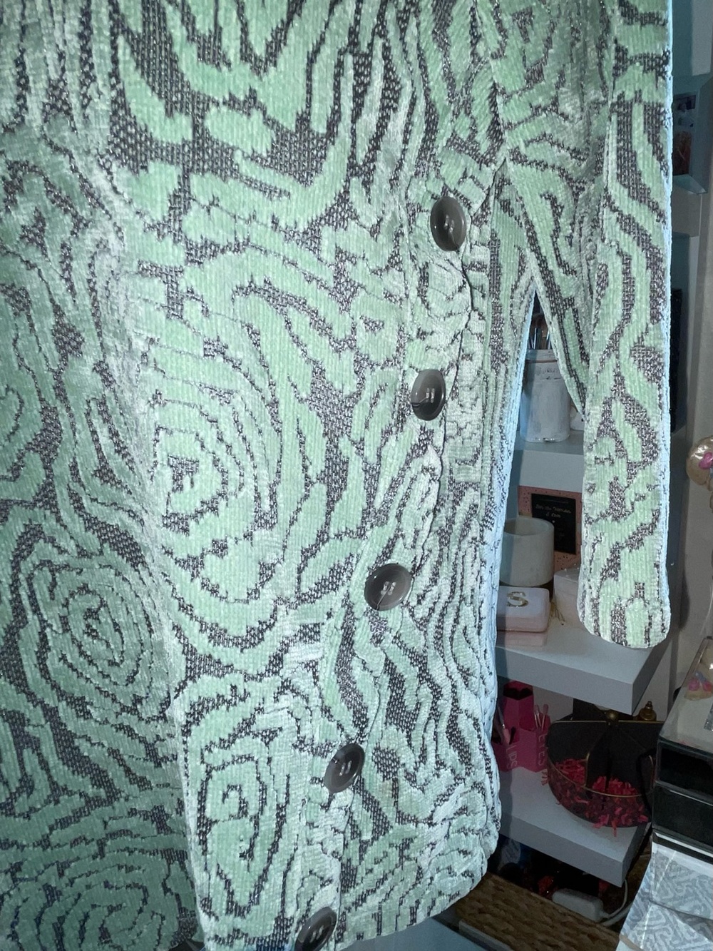 Ruby Rd. Mint Green Patterned Cowl-Neck Tunic - Picture 4 of 8